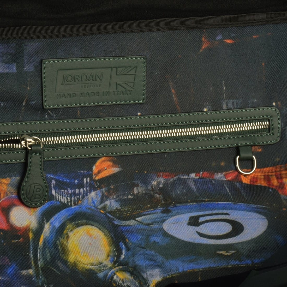 AM 5 Inspired Leather Art GTO Motorsport Holdall 8