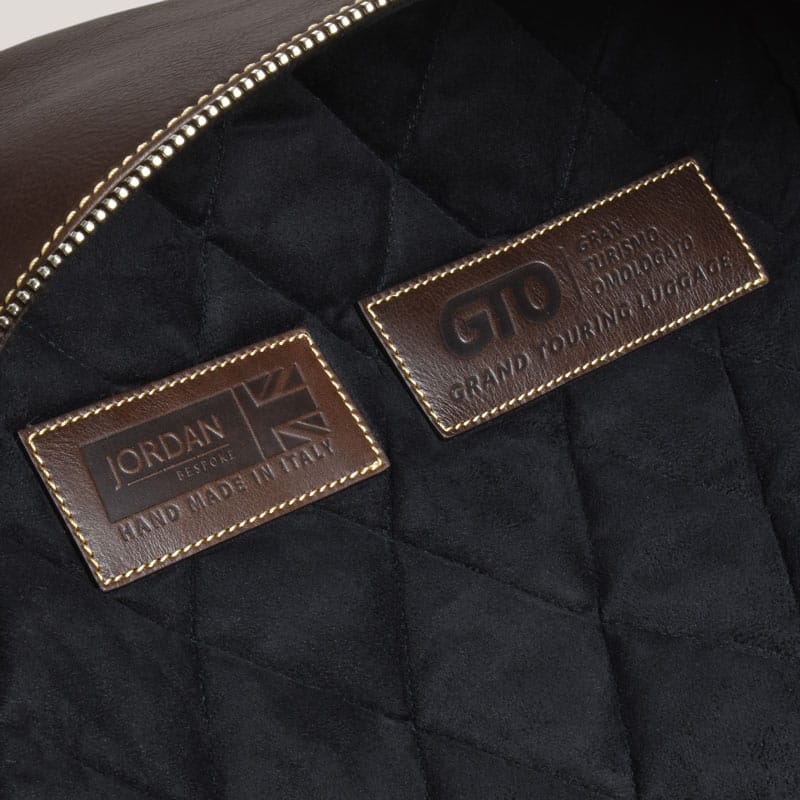 Bespoke Heritage Motorsport Helmet Bag Tuscan Heritage Brown 4