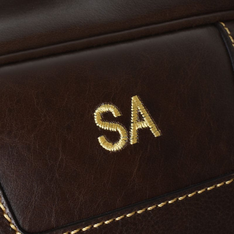 Bespoke Heritage Motorsport Helmet Bag Tuscan Heritage Brown 5