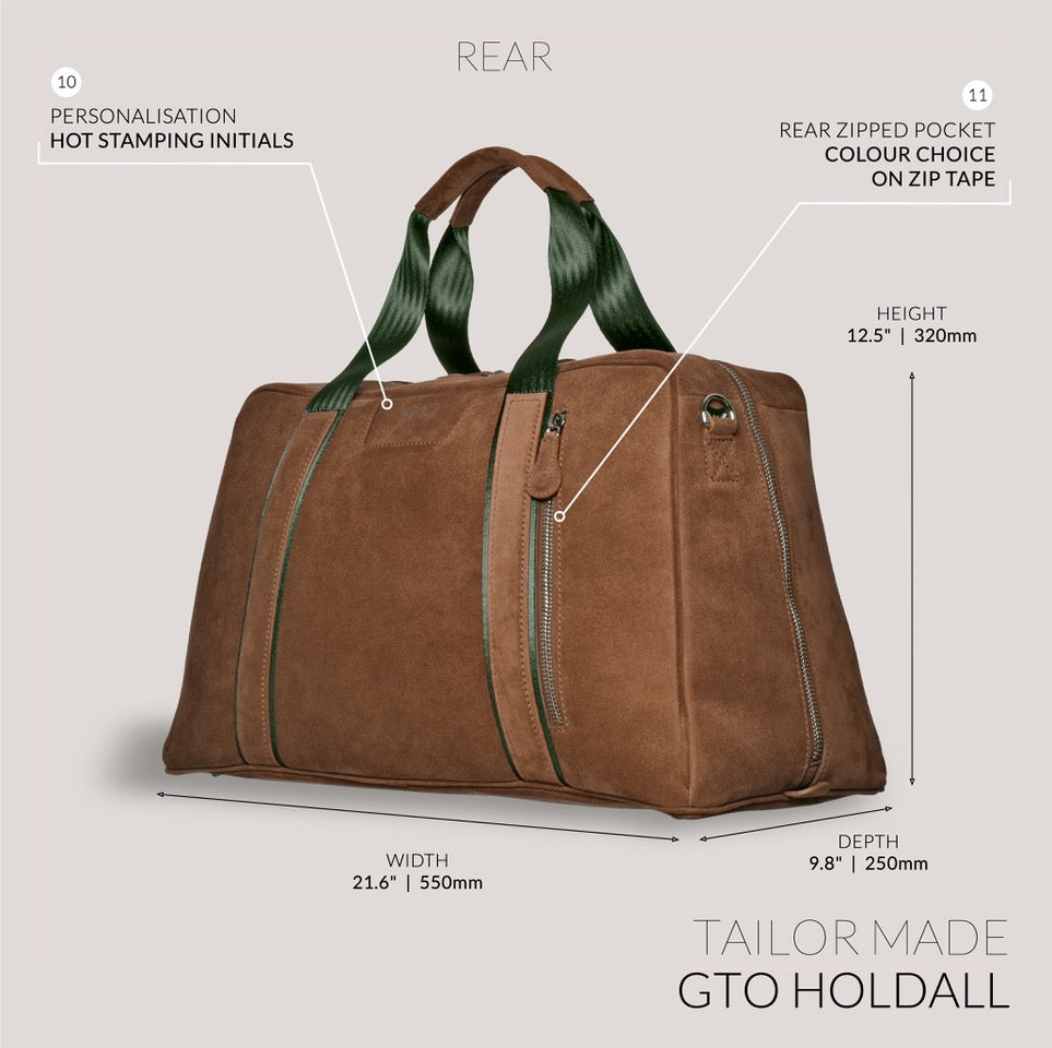 Tailor Made Suede GTO Holdall