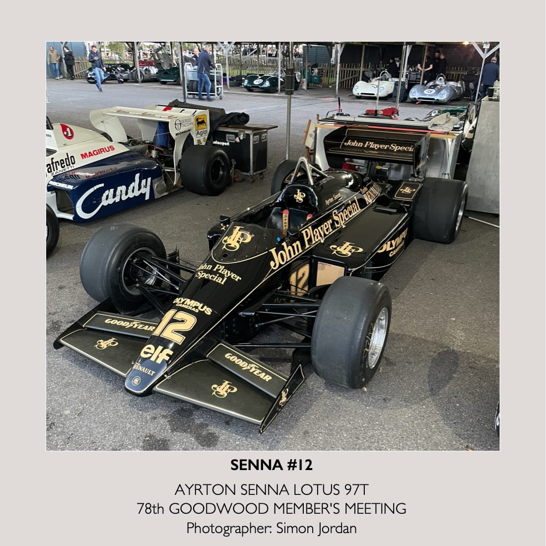 Folded Credit Card Case - Senna 85 Commemorative