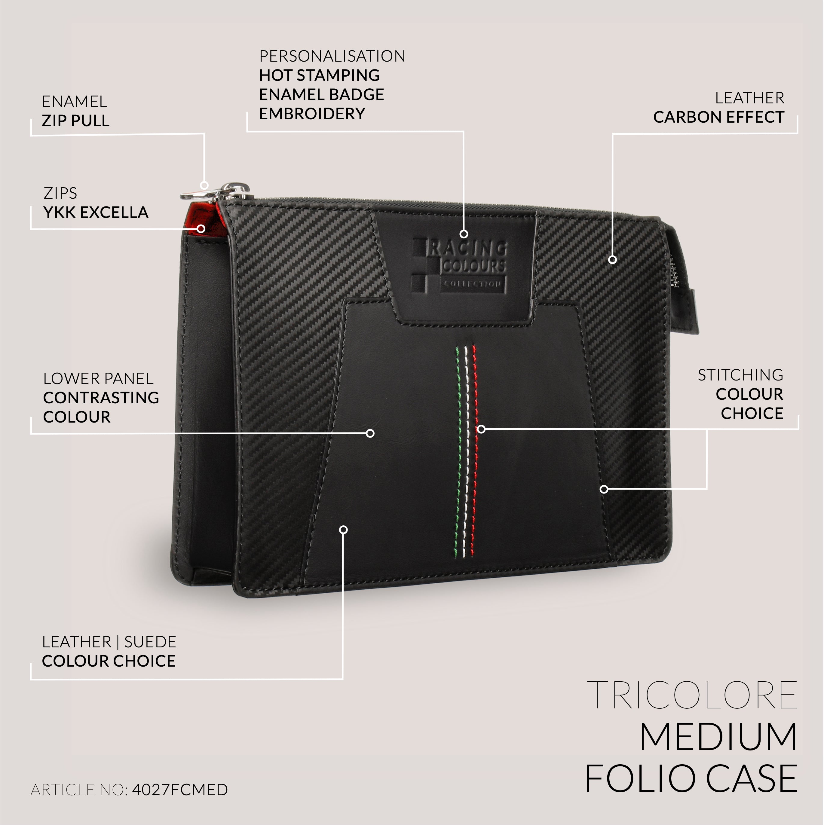 Folio Case - Tricolore
