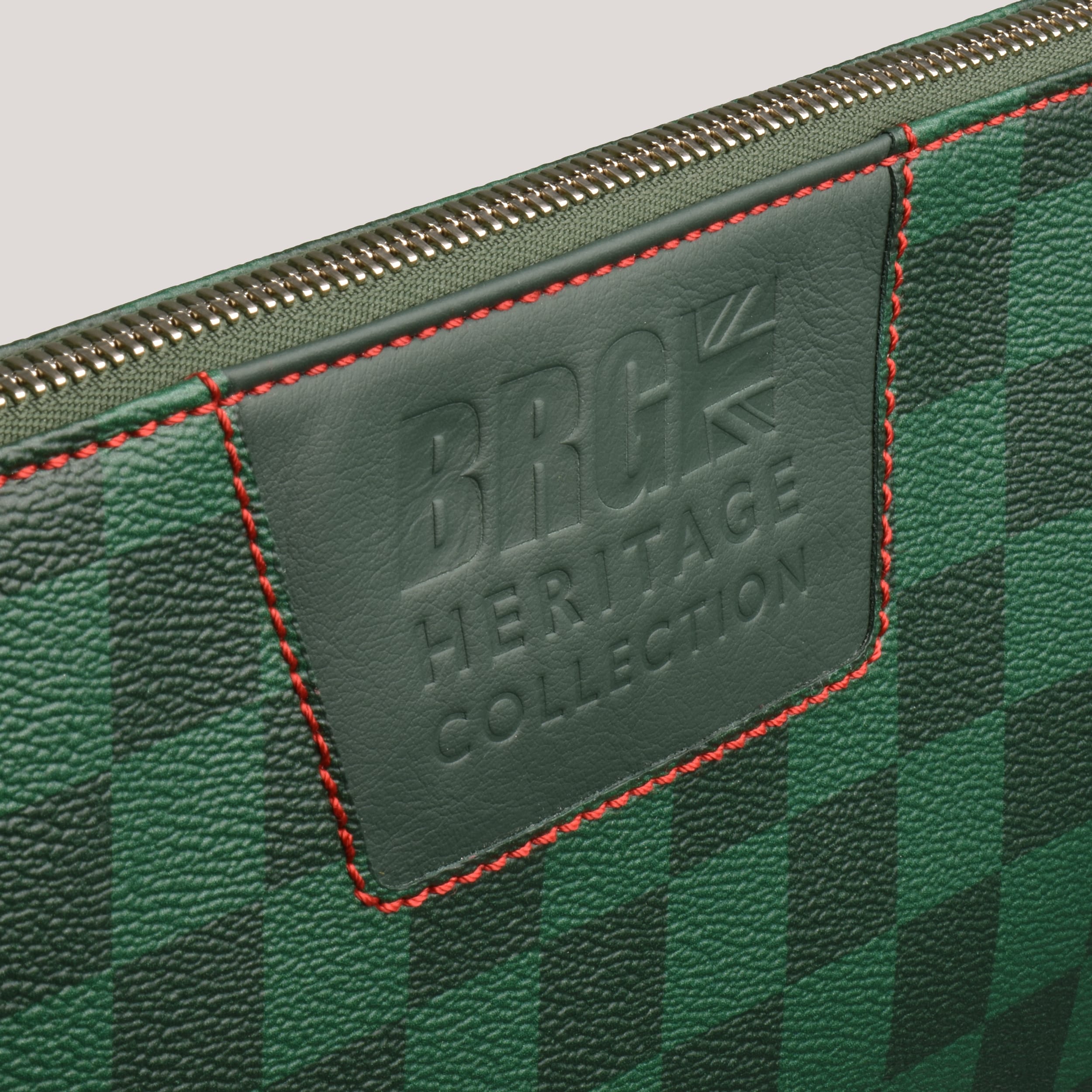 a4 folio brg check red detail