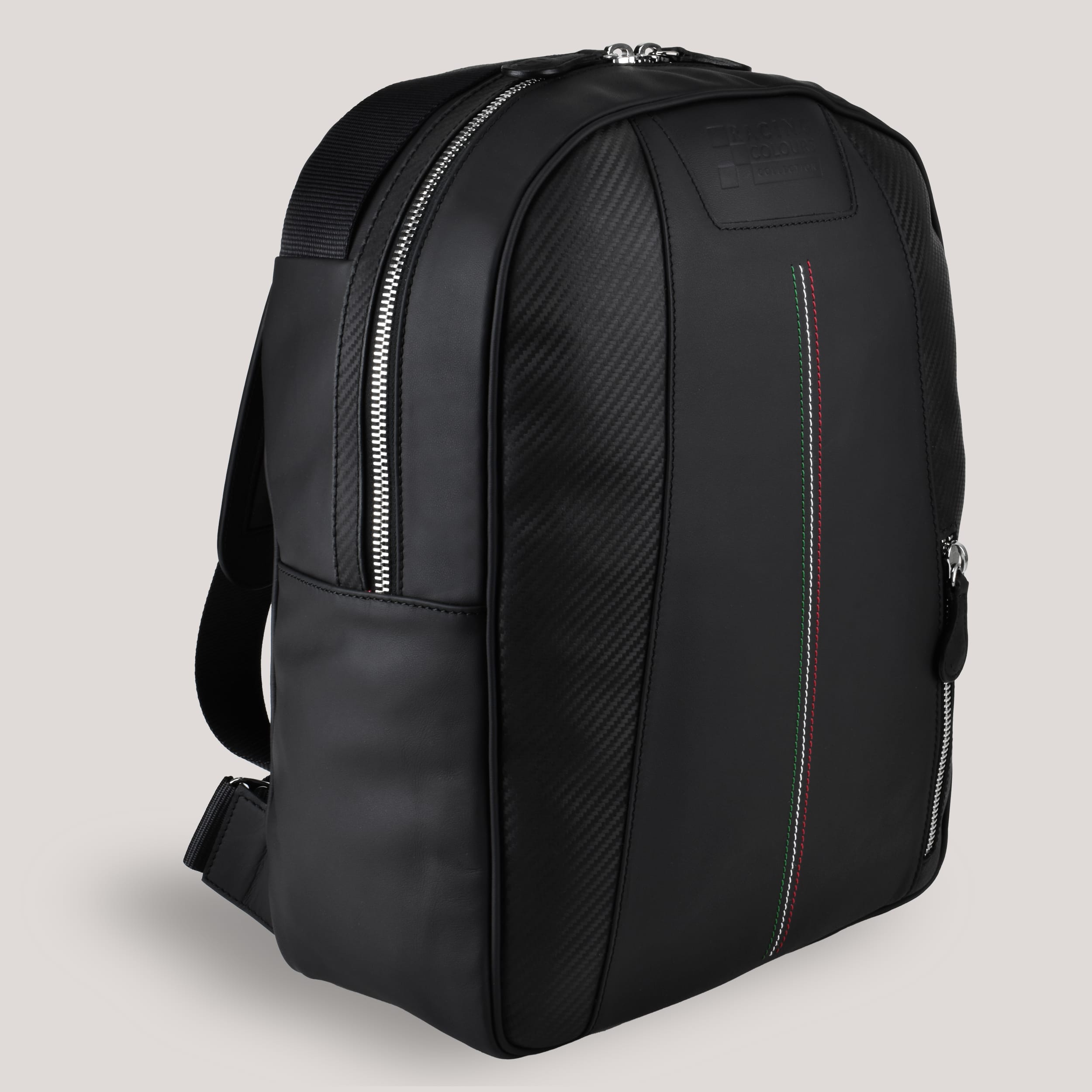 backpack racing colours front