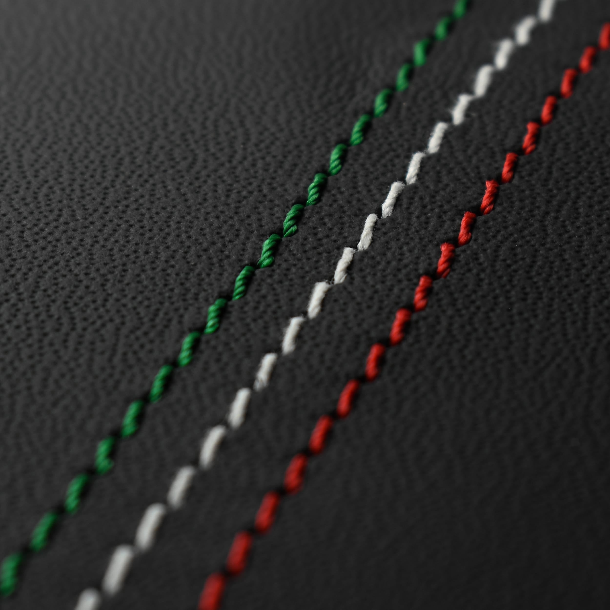 backpack racing colours stitching