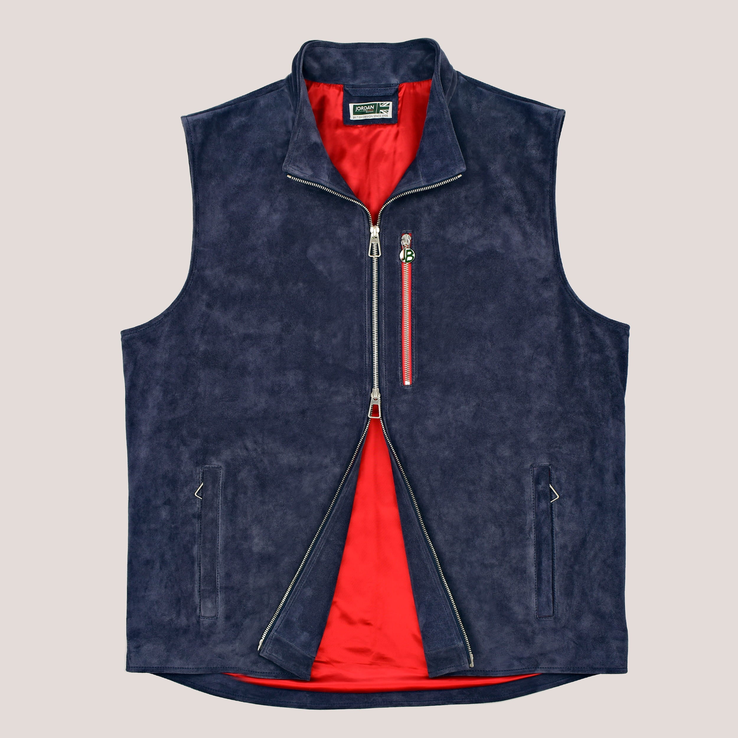Gilet - Blue Tuscan Suede