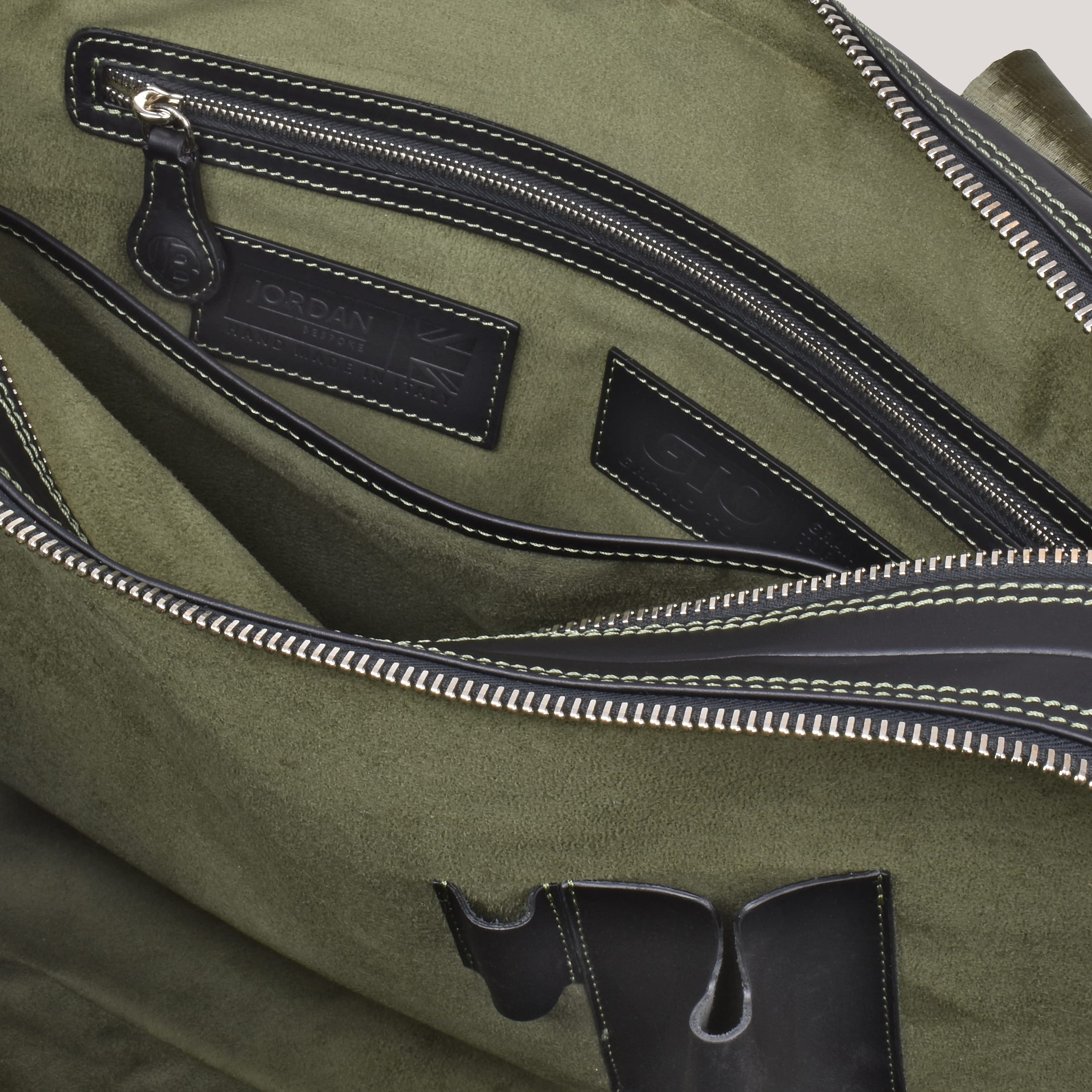 gto twin briefcase green inner
