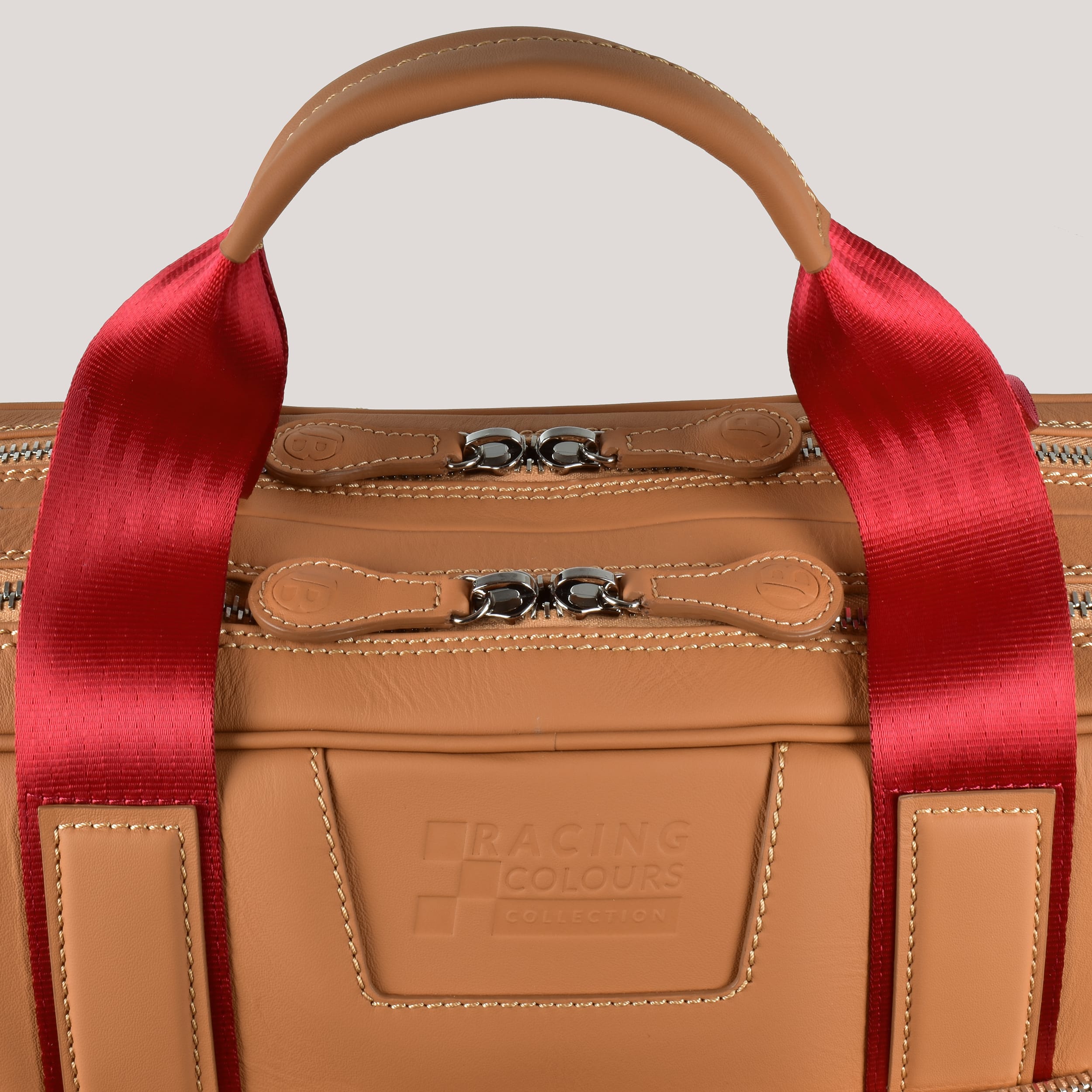 gto twin briefcase tan detail