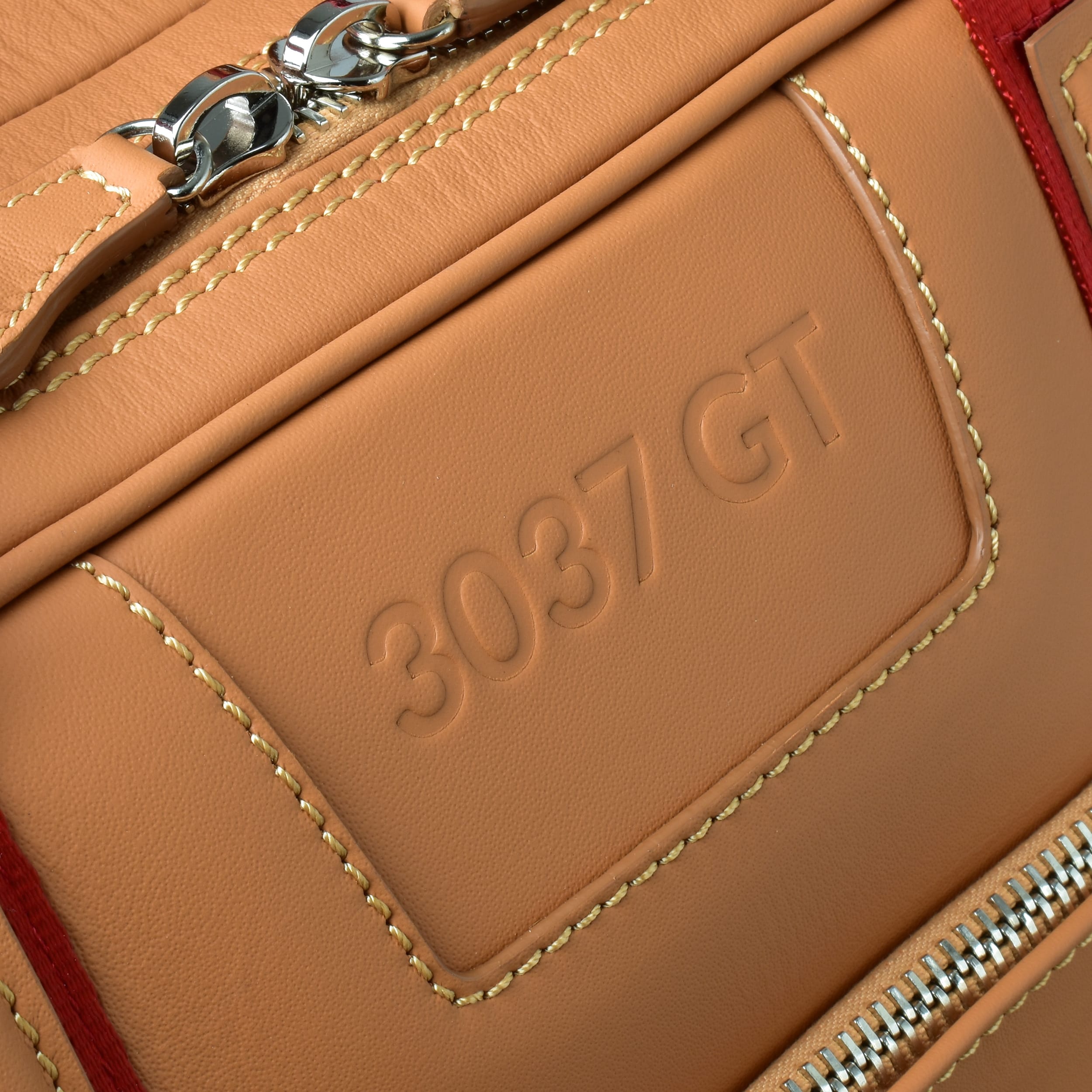 gto twin briefcase tan initials
