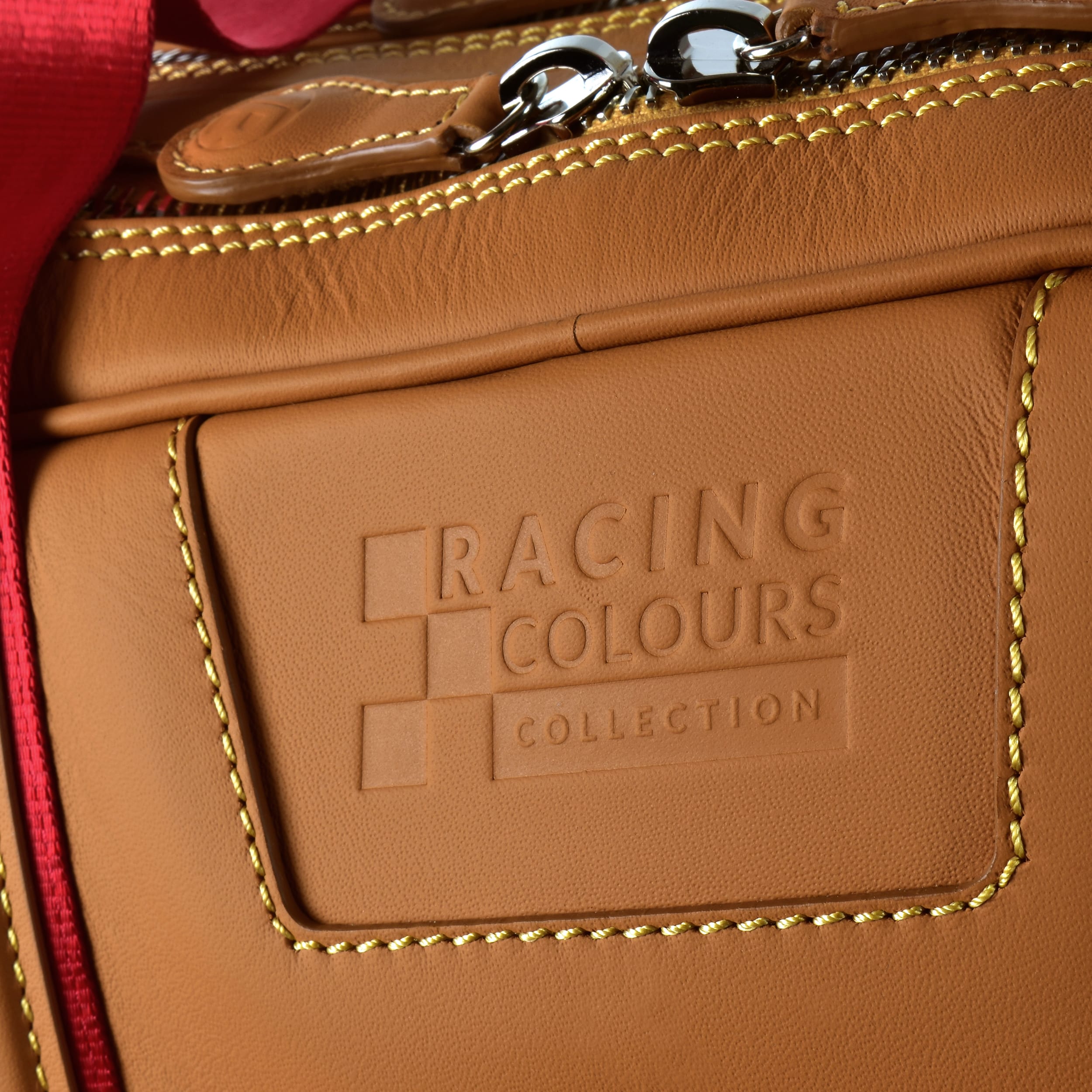 gto twin briefcase tan logo