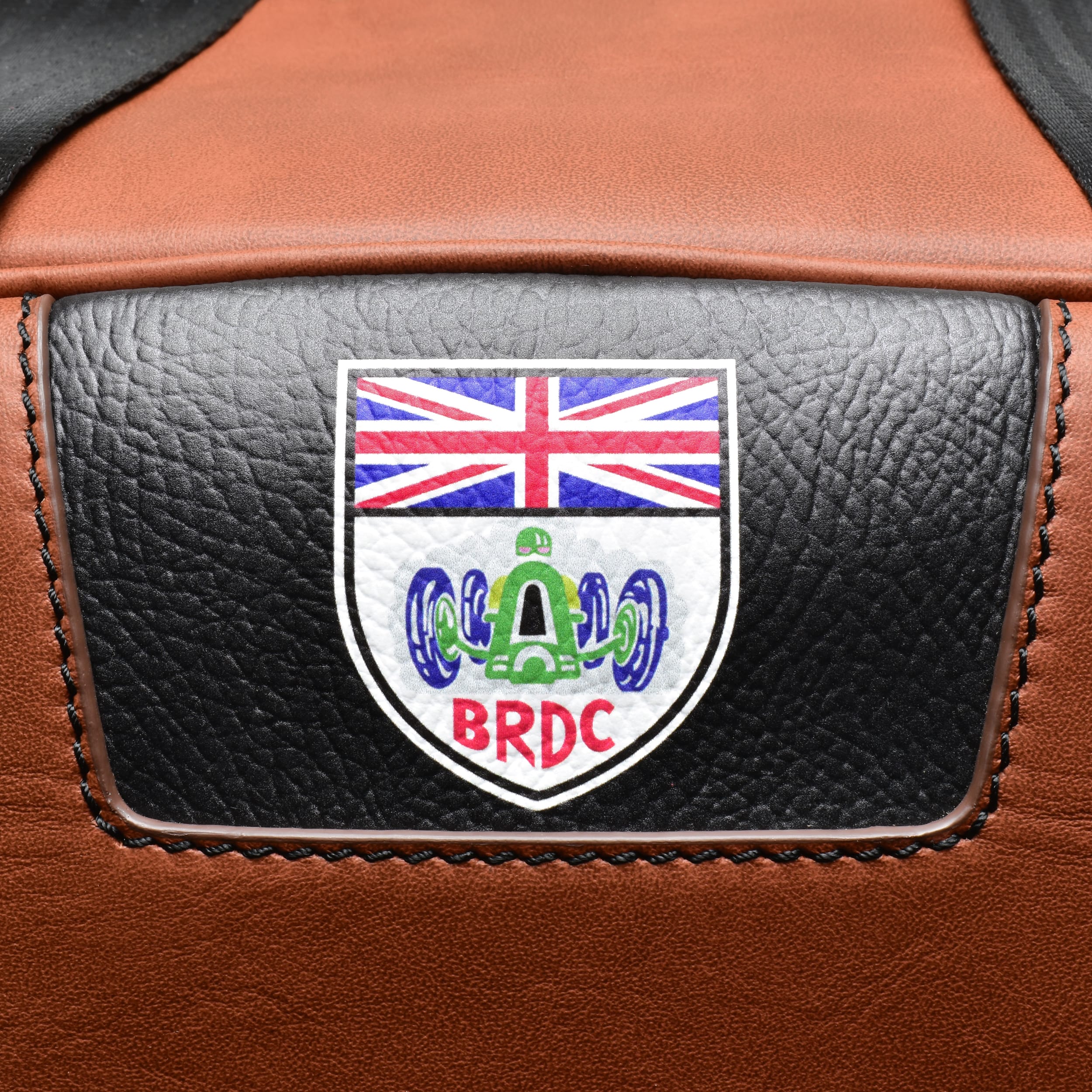 helmet bag prdc brown logo