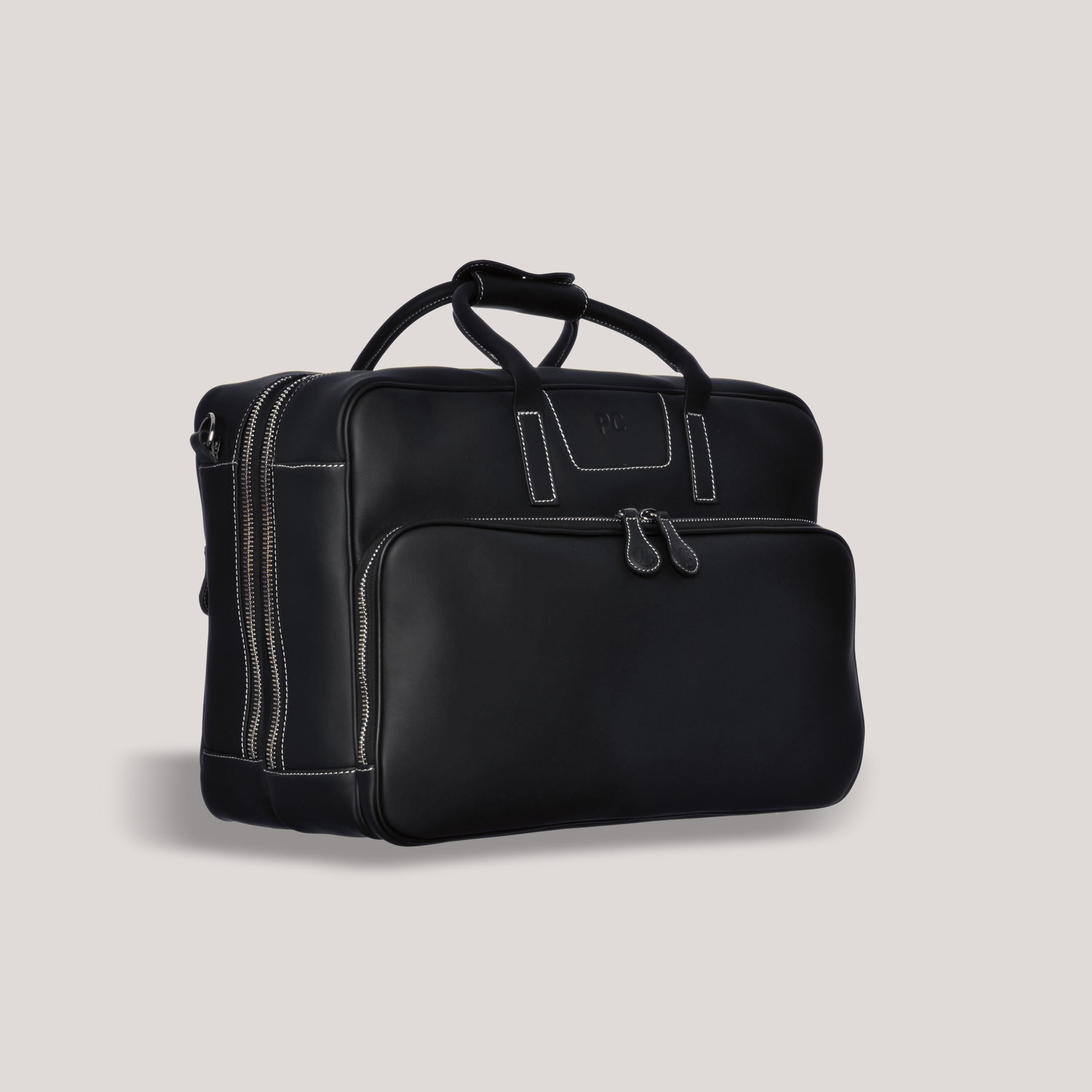 ttl black leather angle