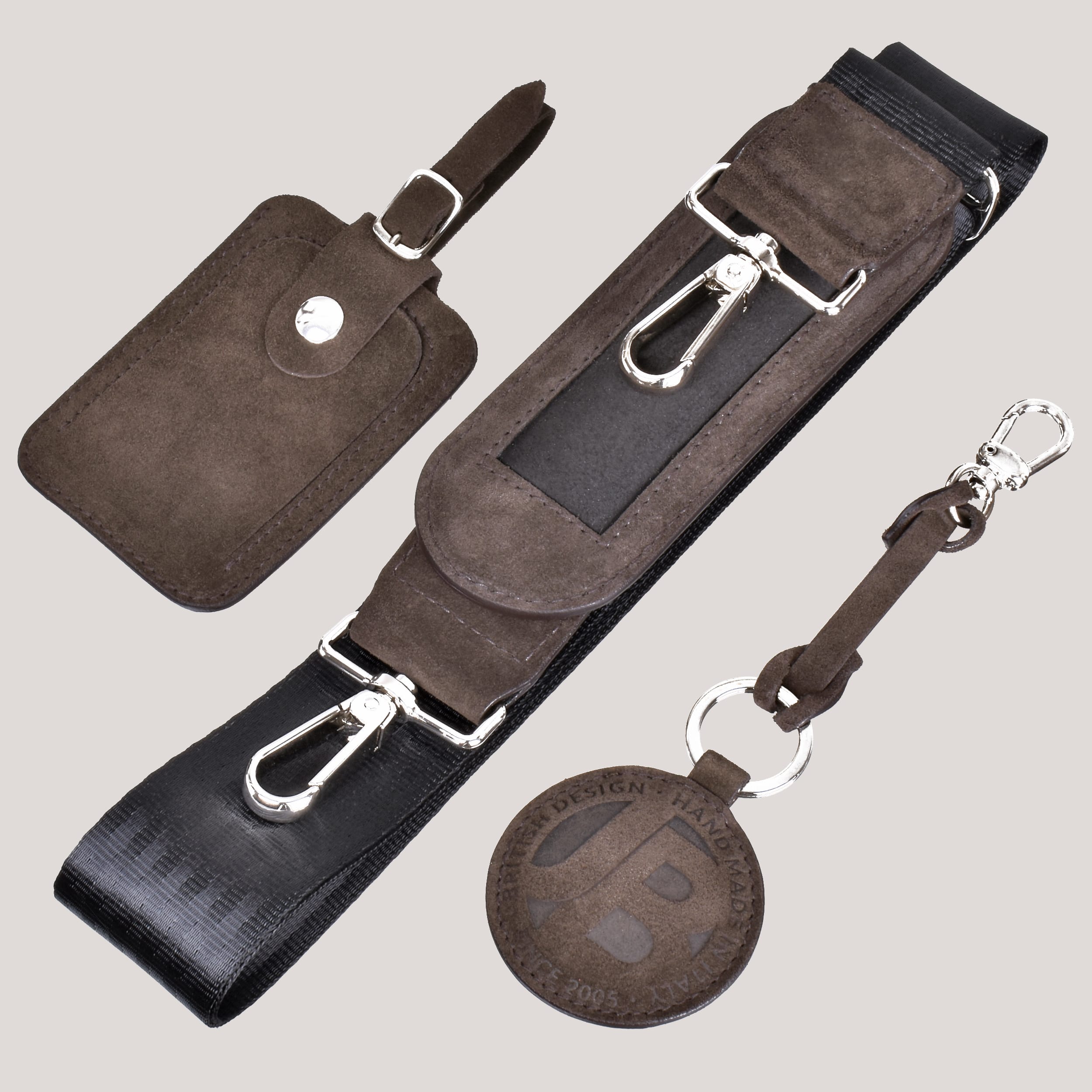 tuscan suede gto holdall brown accessories