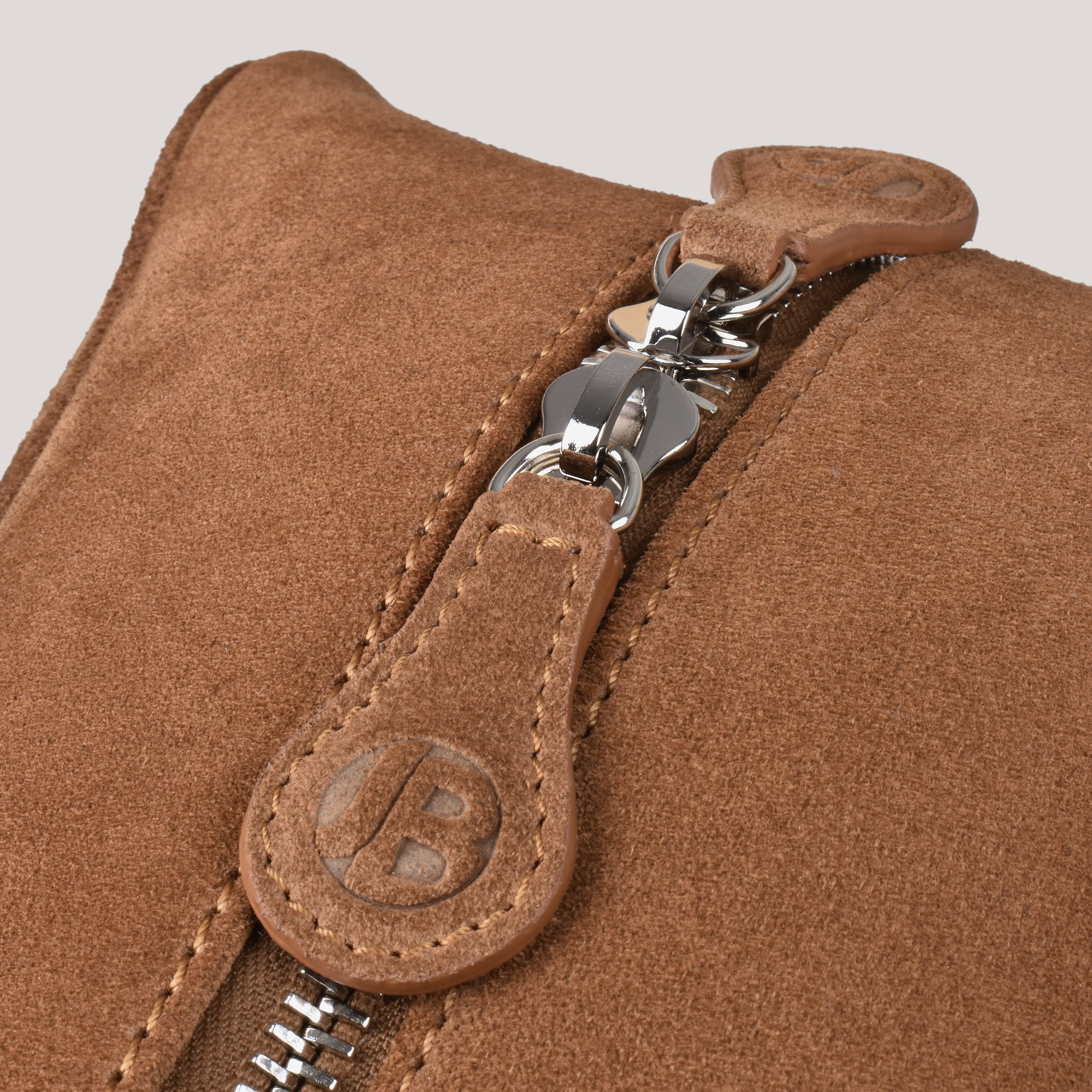 tuscan suede gto holdall tan zip