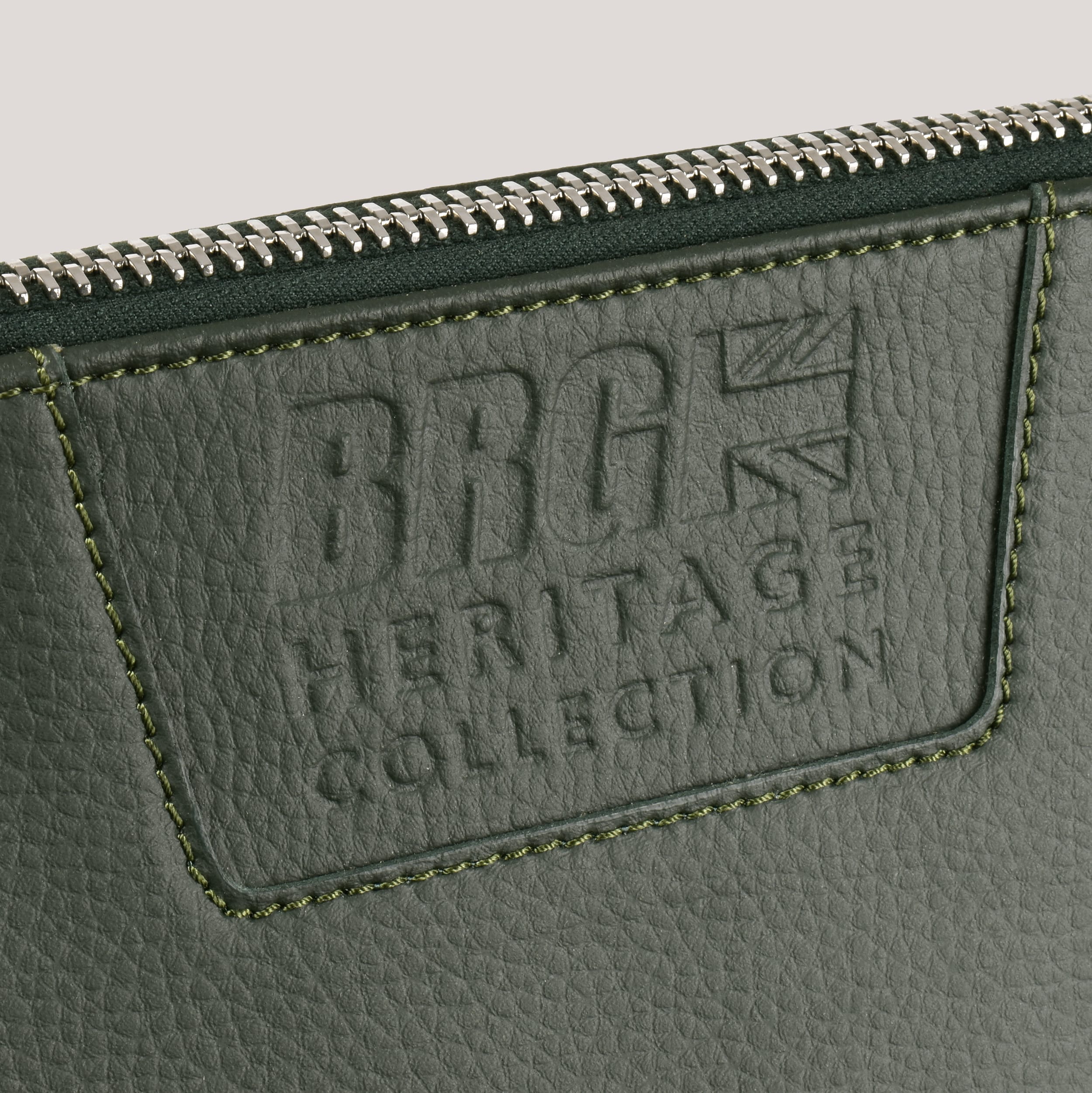 washbag brg e leather detail