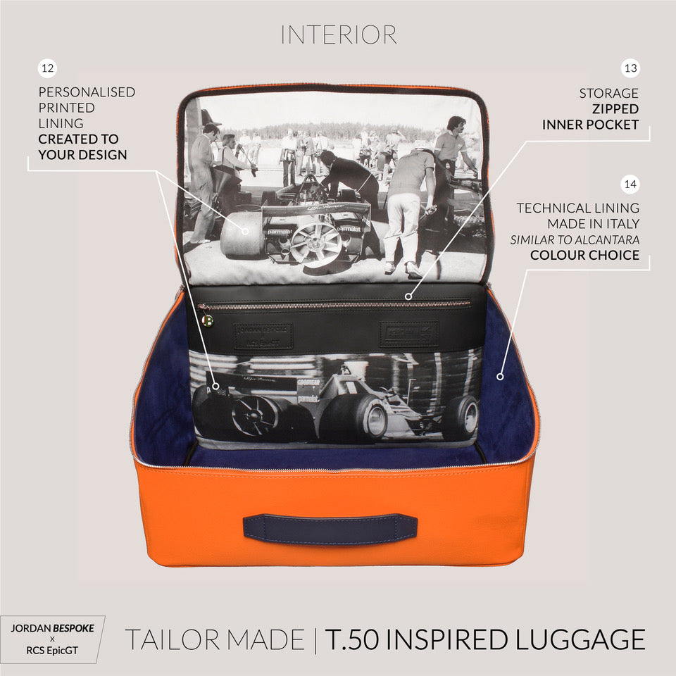 Gordon Murray T.50 Fitted Luggage