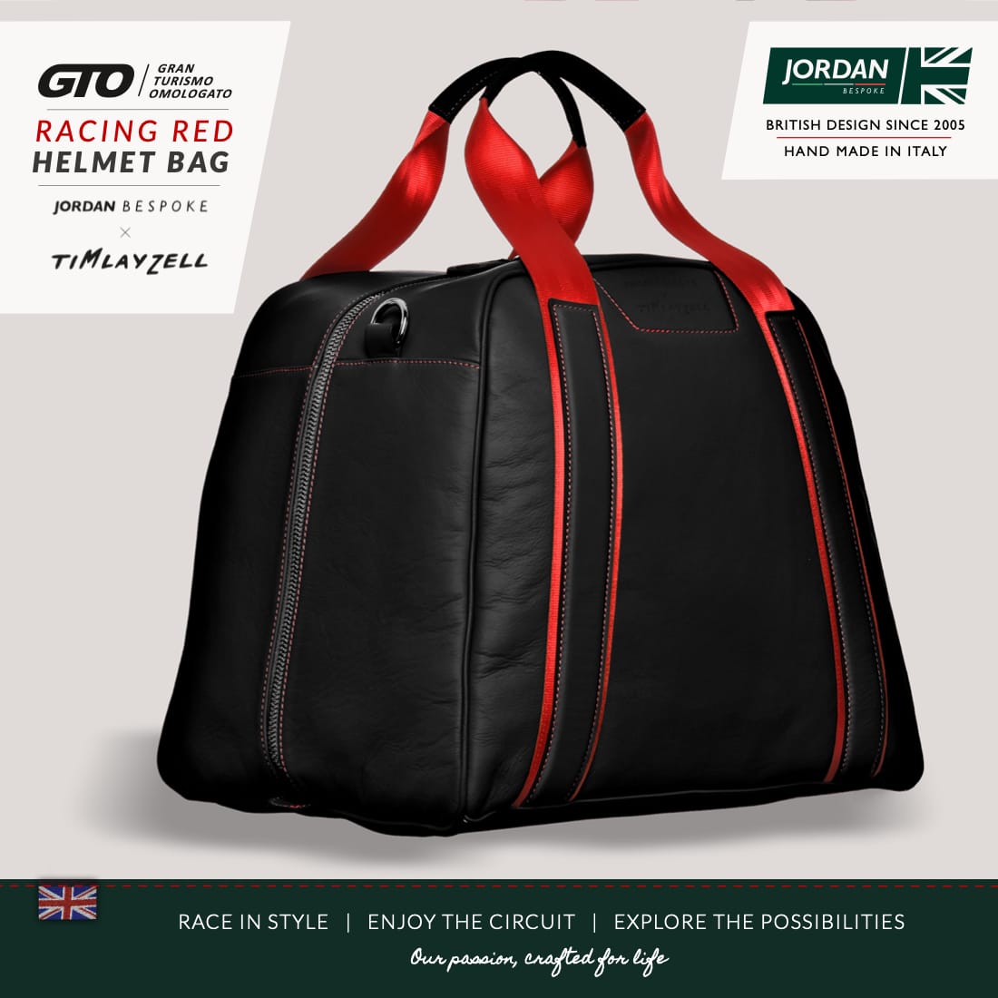 GTO Helmet Bag - Tim Layzell – Fangio/Collins