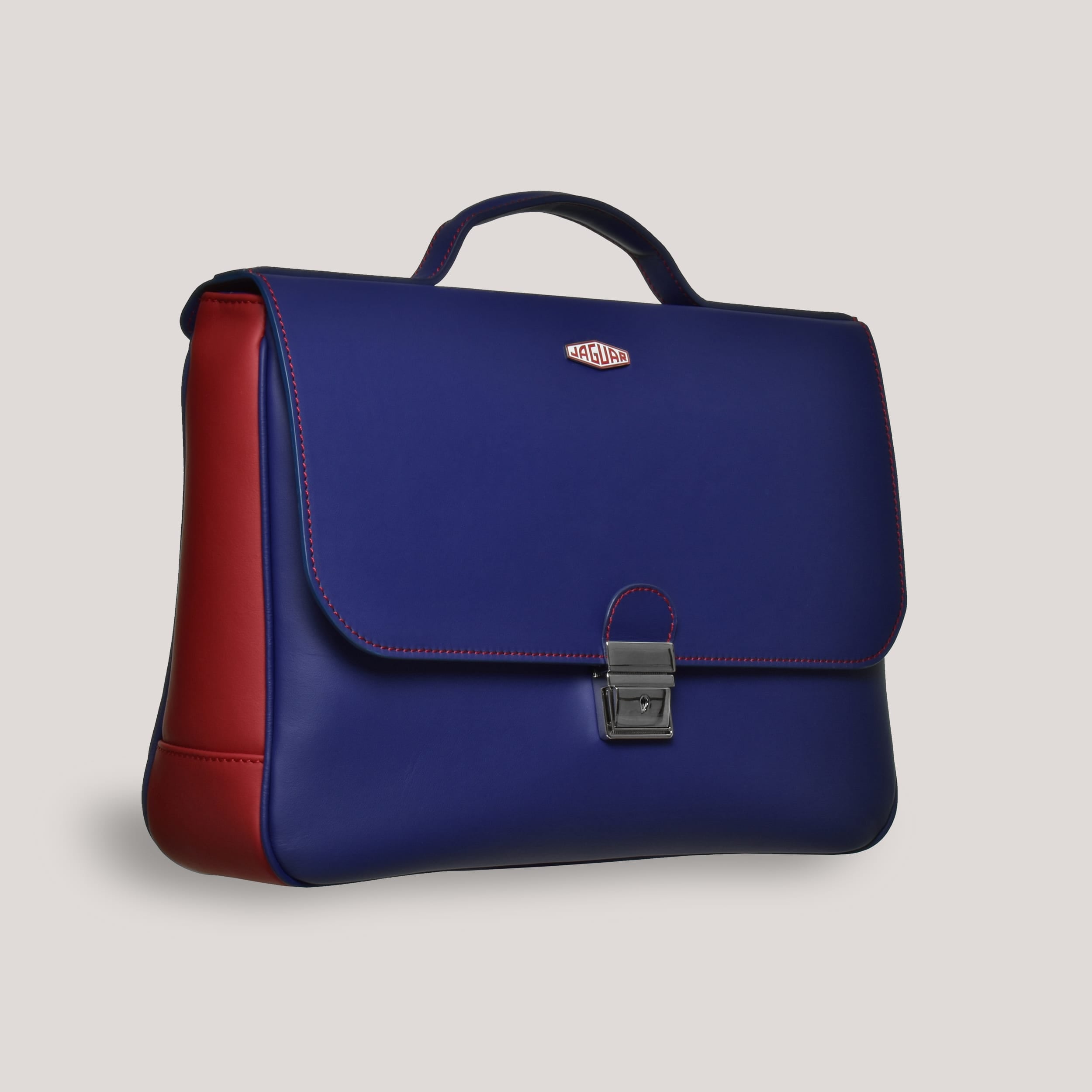 briefcase jaguar blue angle