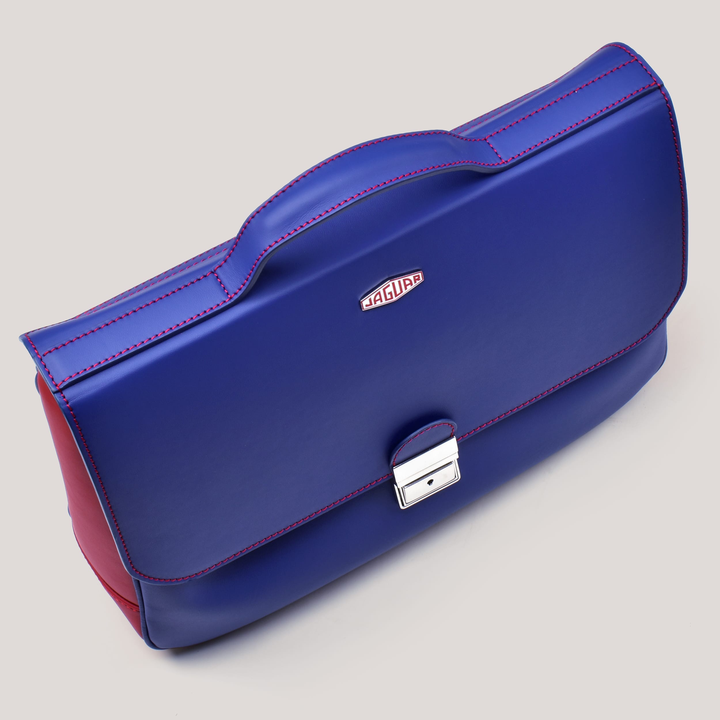 briefcase jaguar blue down