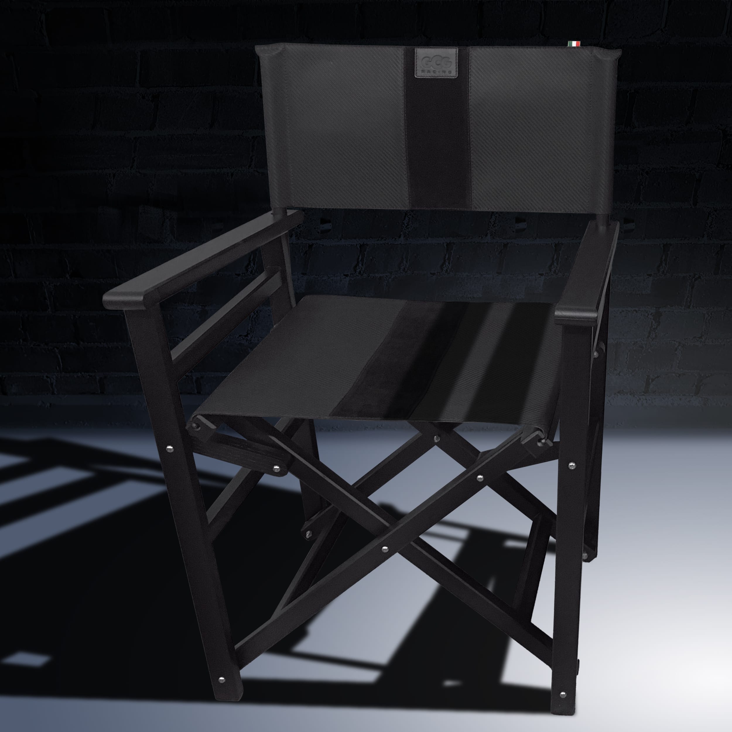 Directors Chairs - Piano Black Finish