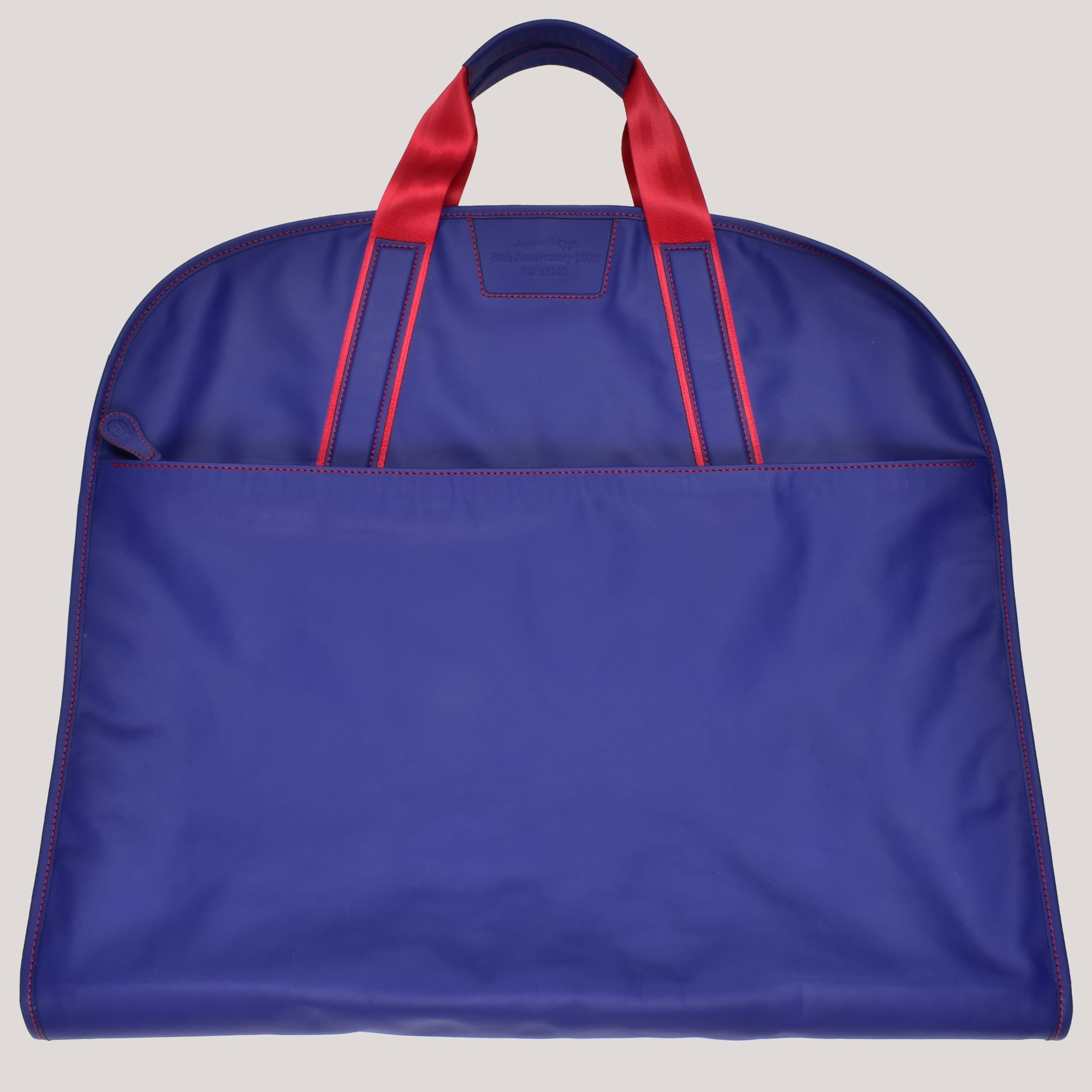 garment carrier jaguar blue back