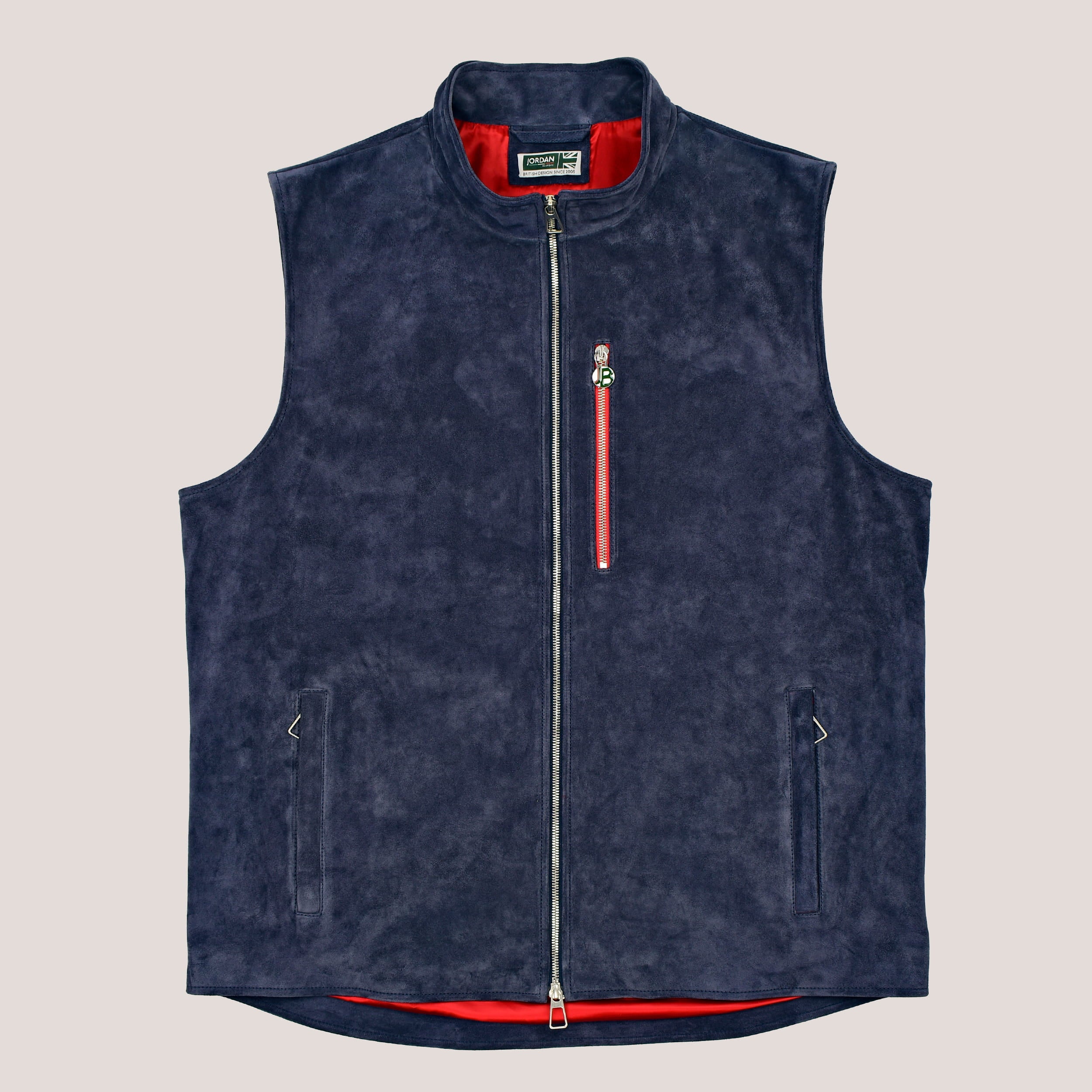 Gilet - Blue Tuscan Suede