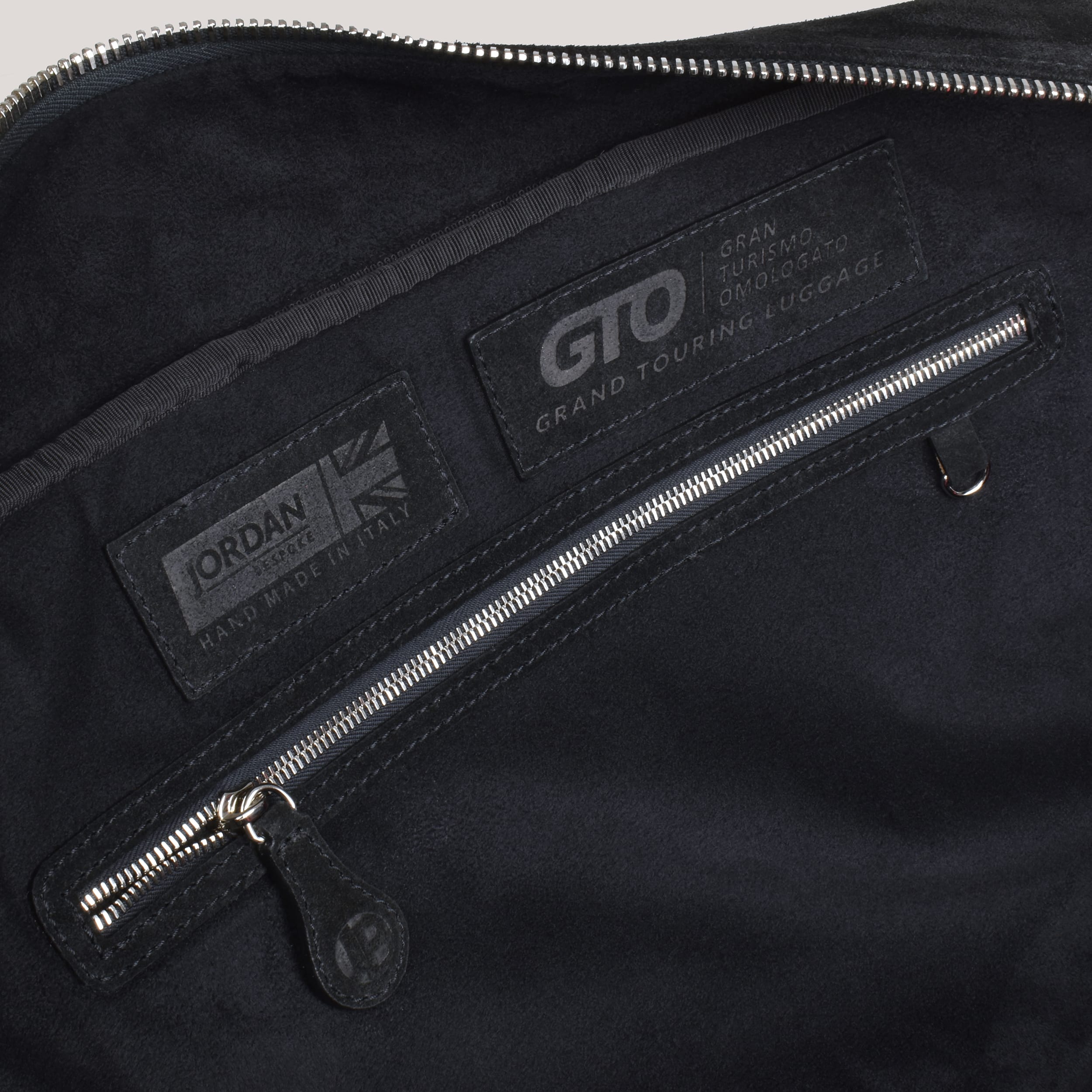 tuscan suede gto holdall black inner