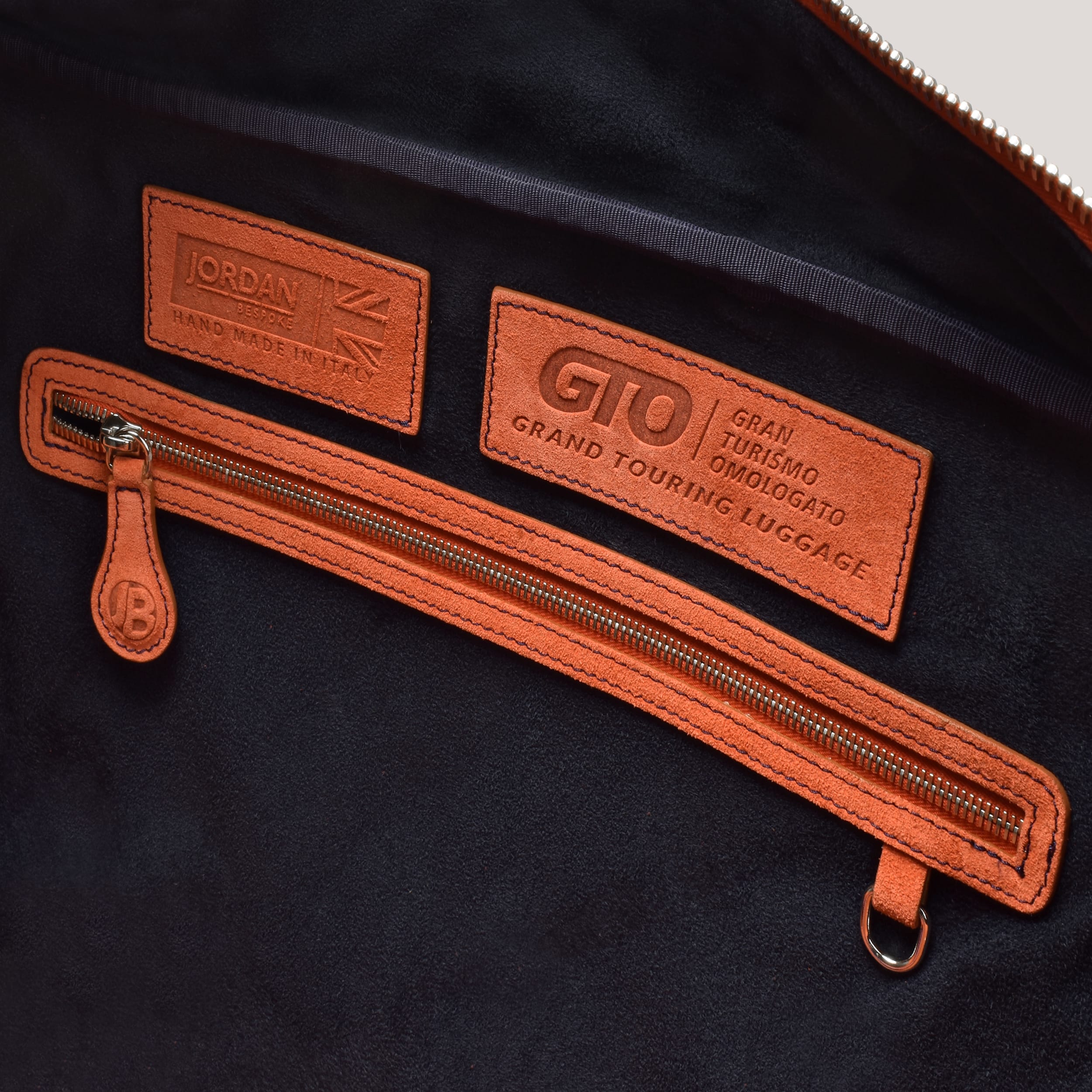 tuscan suede gto holdall orange inner