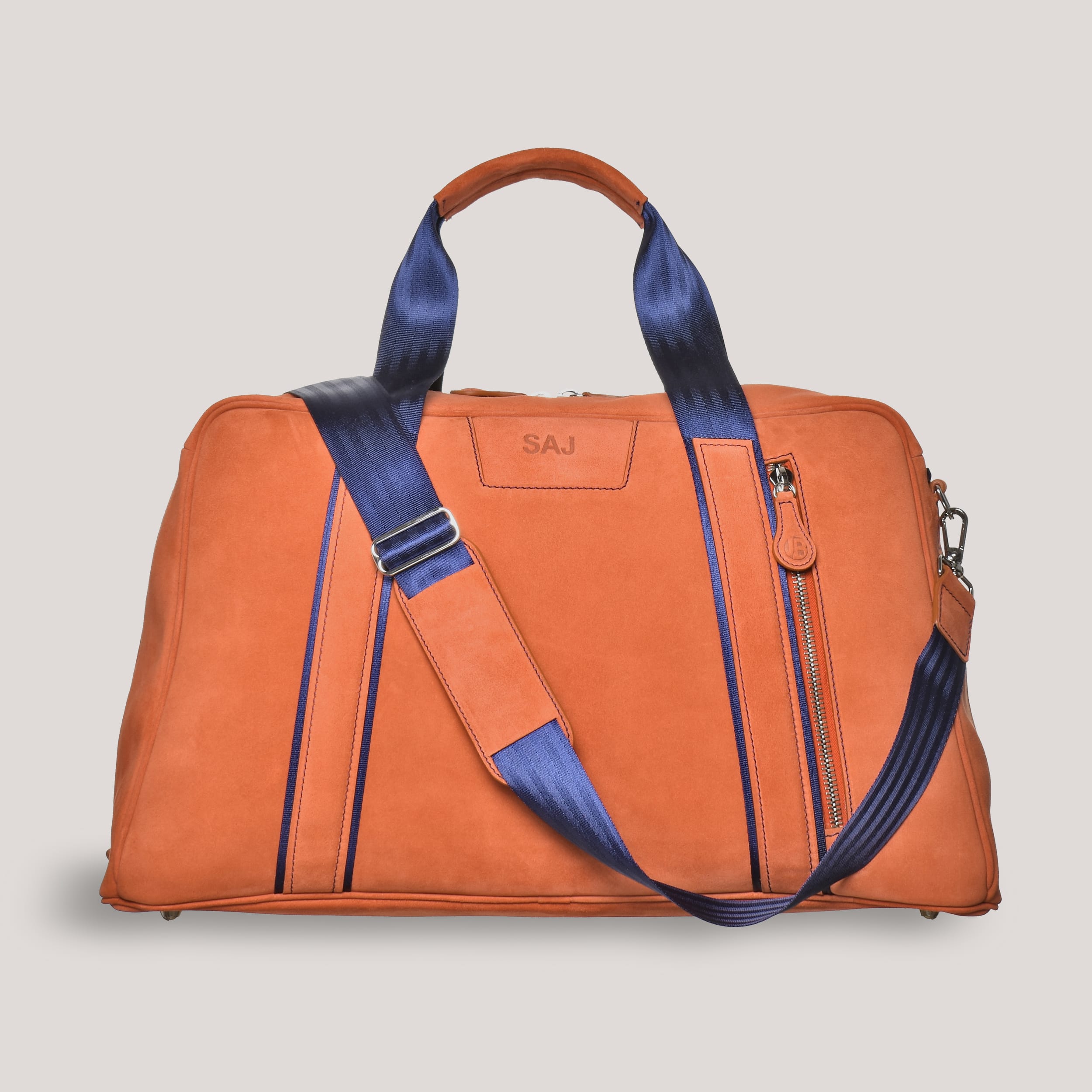 tuscan suede gto holdall orange strap