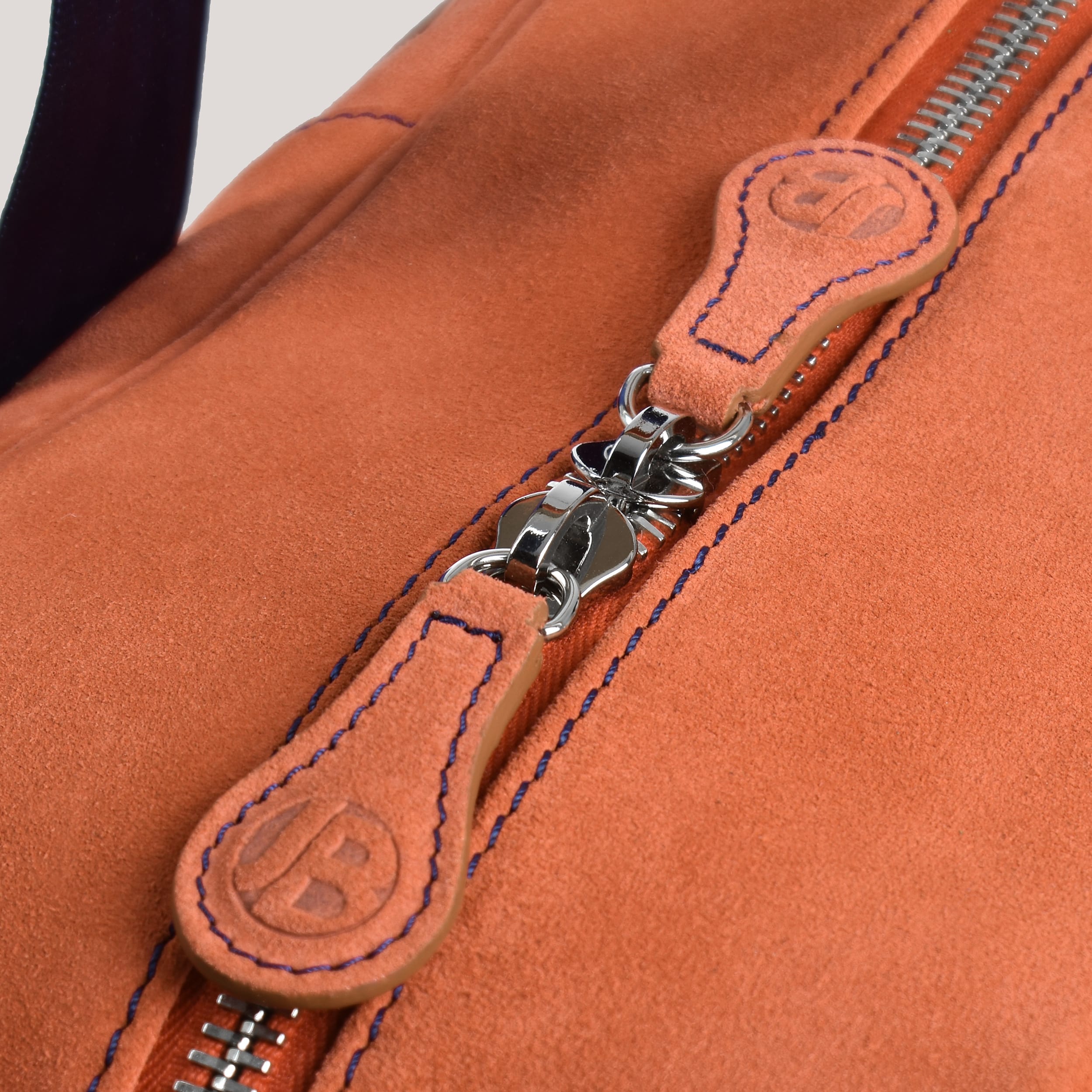 tuscan suede gto holdall orange zip